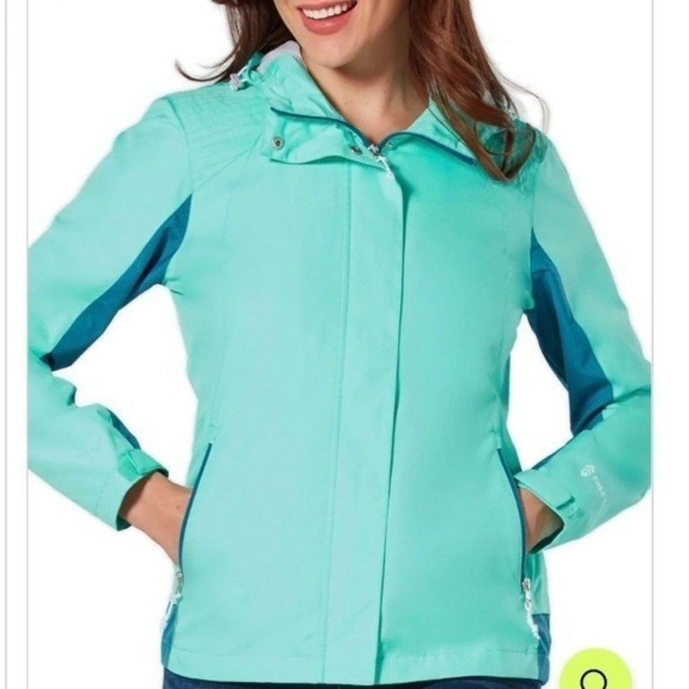 FREE COUNTRY Women's Plus Size Sunswept Athletx Windbreaker Jacket 1X. NEW